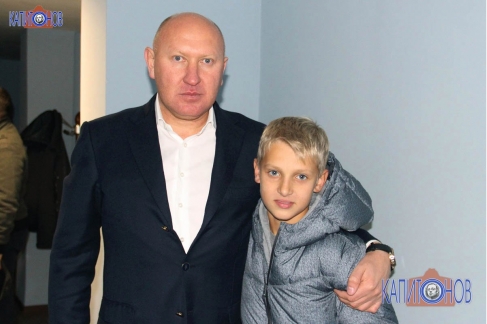 Александр Петрович Малин посетил матч "Триумф" - "Ветераны Уварово"